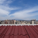 085 We gingen naar het dakterras met uitzicht over Catania